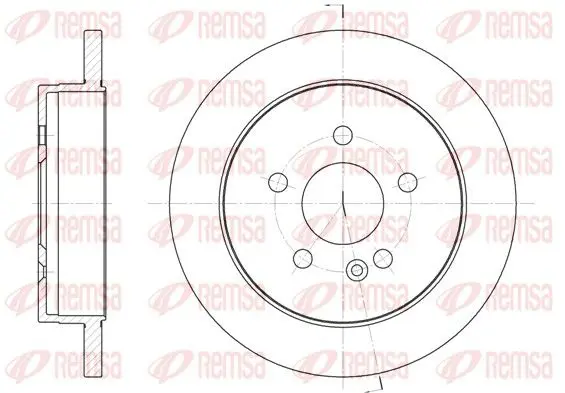 Handler.Part Brake disc REMSA 679900 1