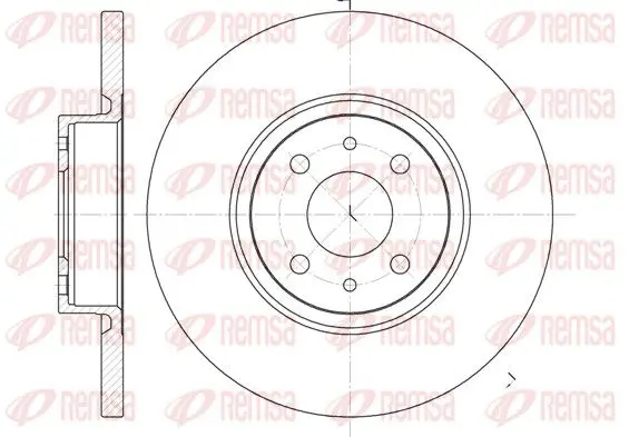 Handler.Part Brake disc REMSA 686000 1