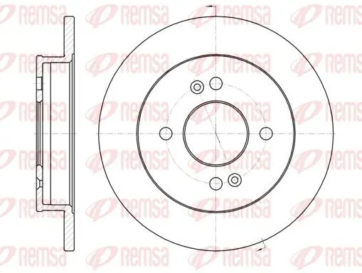 Handler.Part Brake disc REMSA 699100 1