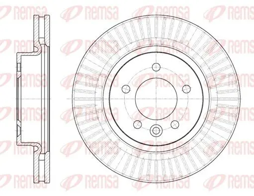 Handler.Part Brake disc REMSA 699410 1