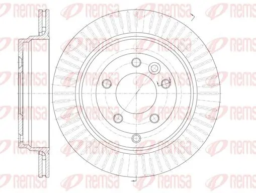 Handler.Part Brake disc REMSA 699510 1