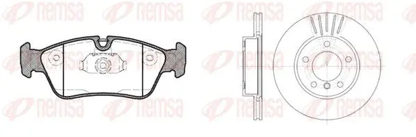 Handler.Part Brake set, disc brakes REMSA 838402 1