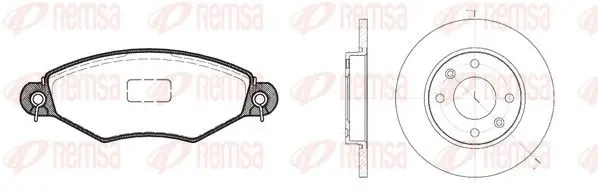 Handler.Part Brake set, disc brakes REMSA 864302 1