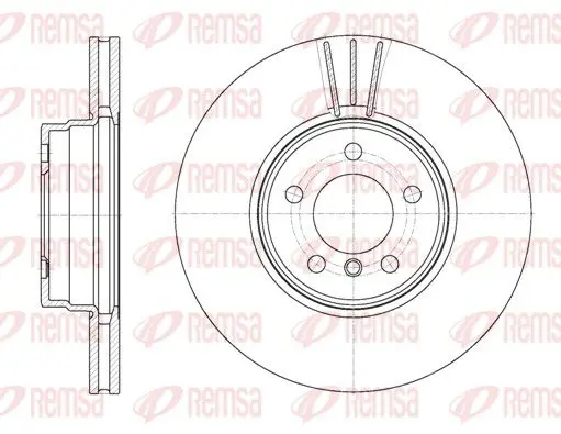 Handler.Part Brake disc REMSA 6102810 1