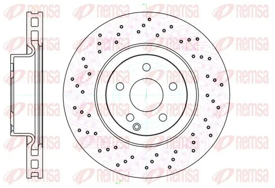 Handler.Part Brake disc REMSA 6103210 1