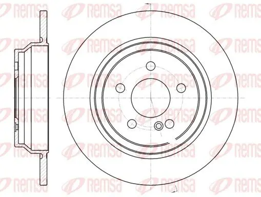 Handler.Part Brake disc REMSA 6103300 1