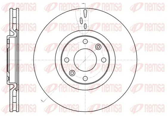 Handler.Part Brake disc REMSA 6105910 1