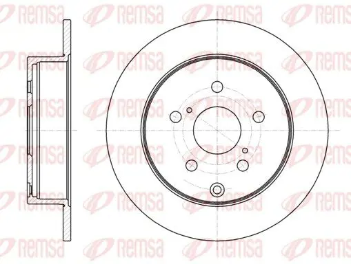 Handler.Part Brake disc REMSA 6108800 1