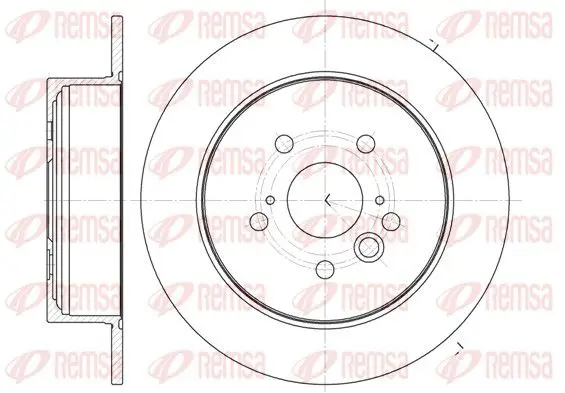 Handler.Part Brake disc REMSA 6108900 1