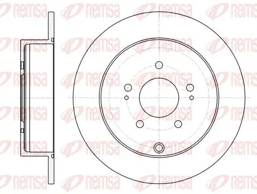 Handler.Part Brake disc REMSA 6109800 1