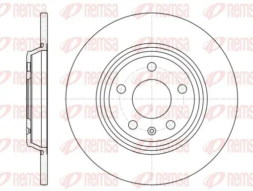 Handler.Part Brake disc REMSA 6111200 1