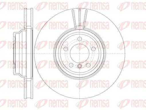 Handler.Part Brake disc REMSA 6113210 1