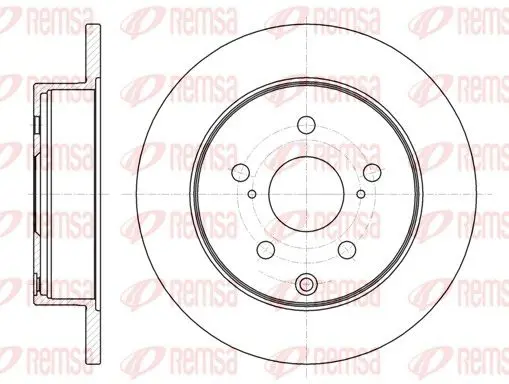 Handler.Part Brake disc REMSA 6118800 1