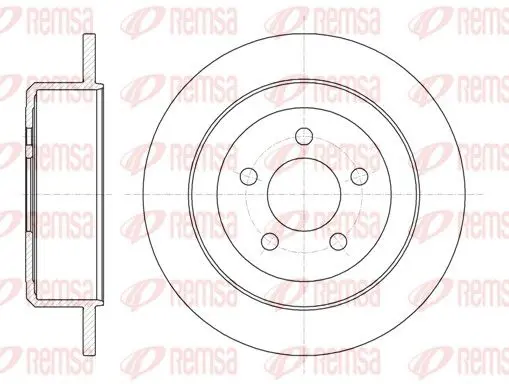 Handler.Part Brake disc REMSA 6127100 1