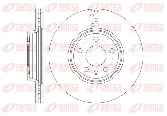 Handler.Part Brake disc REMSA 6129210 1