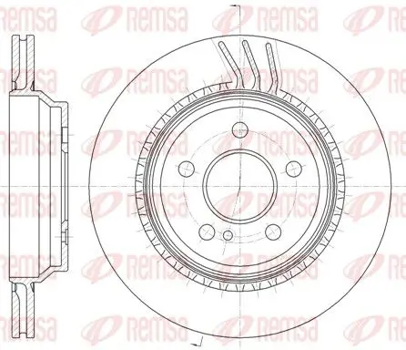 Handler.Part Brake disc REMSA 6129610 1