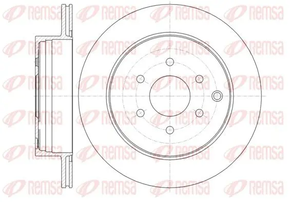 Handler.Part Brake disc REMSA 6135410 1