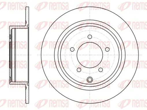 Handler.Part Brake disc REMSA 6155400 1