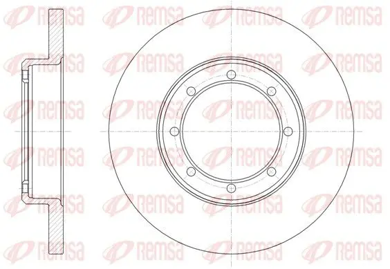 Handler.Part Brake disc REMSA 6147600 1