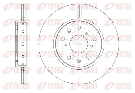 Handler.Part Brake disc REMSA 6141710 1