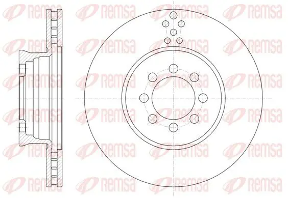 Handler.Part Brake disc REMSA 6148910 1