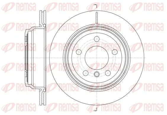 Handler.Part Brake disc REMSA 6145310 1