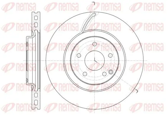 Handler.Part Brake disc REMSA 6152510 1