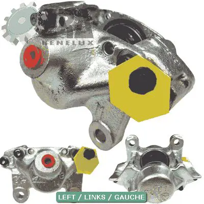 Handler.Part Brake caliper ERA BC51003 1