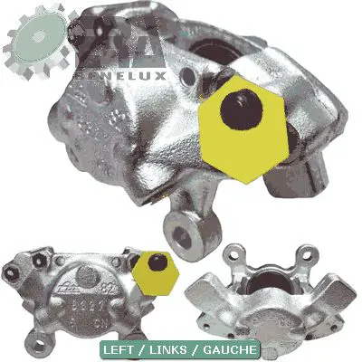 Handler.Part Brake caliper ERA BC52144 1