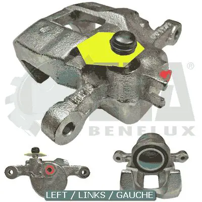 Handler.Part Brake caliper ERA BC60602 1