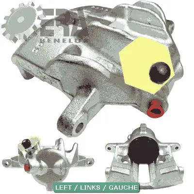 Handler.Part Brake caliper ERA BC62628 1