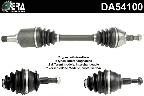 Handler.Part Drive shaft ERA DA54100 1