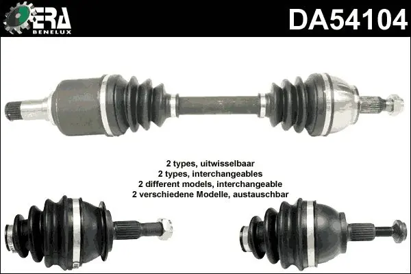 Handler.Part Drive shaft ERA DA54104 1