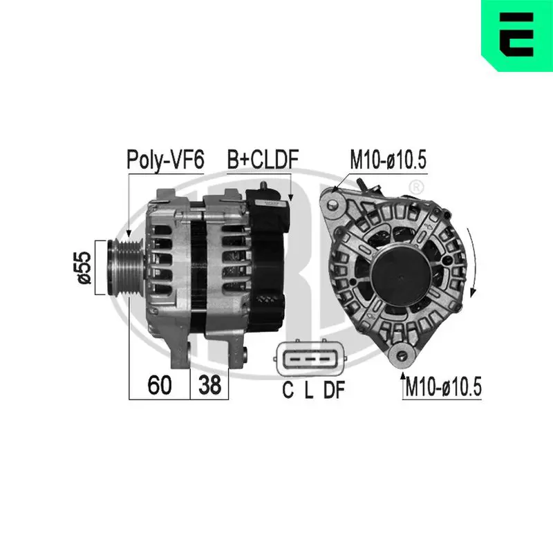 Handler.Part Alternator ERA 209009 1