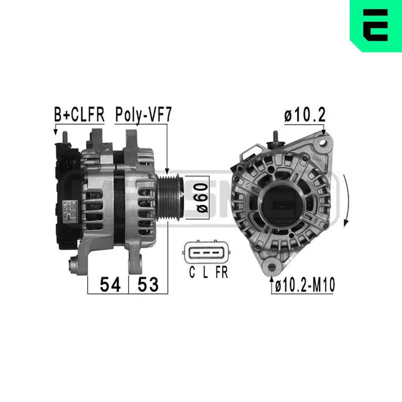 Handler.Part Alternator ERA 209013 1