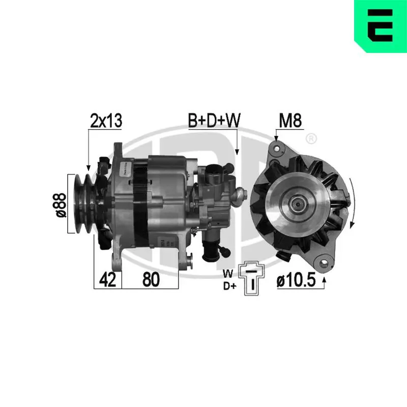 Handler.Part Alternator ERA 209014 1