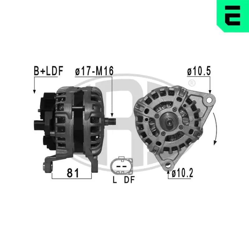 Handler.Part Alternator ERA 209025 1