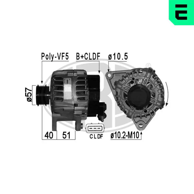 Handler.Part Alternator ERA 209026 1