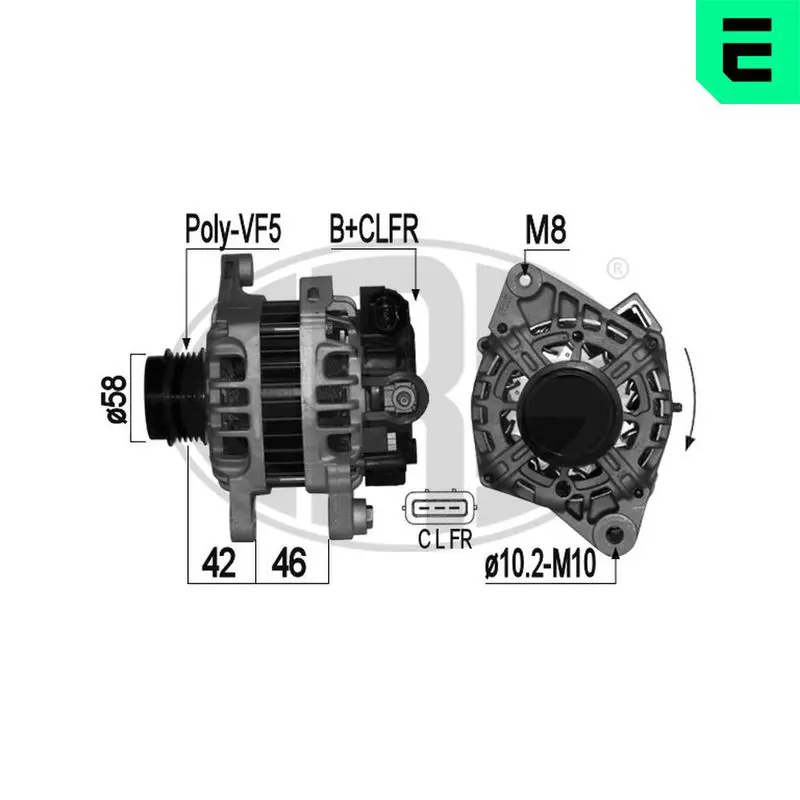 Handler.Part Alternator ERA 209029 1