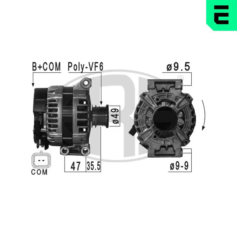 Handler.Part Alternator ERA 209031 1