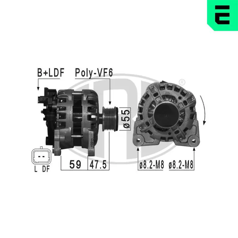 Handler.Part Alternator ERA 209035 1