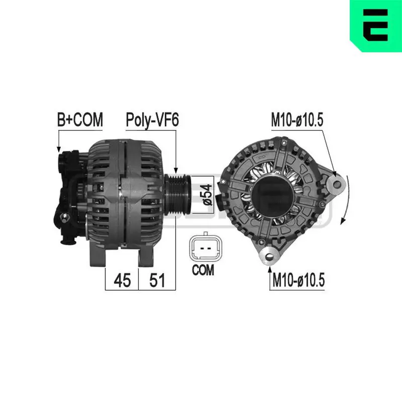 Handler.Part Alternator ERA 209059 1