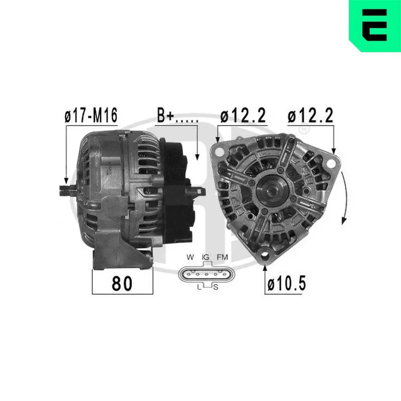 Handler.Part Alternator ERA 209122 1