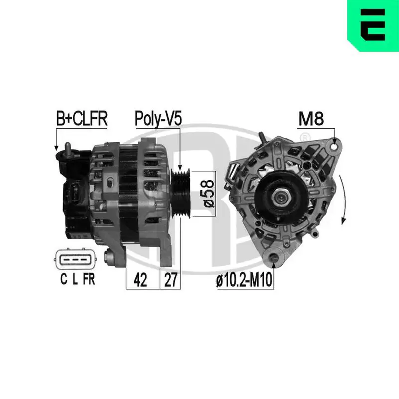 Handler.Part Alternator ERA 209124 1