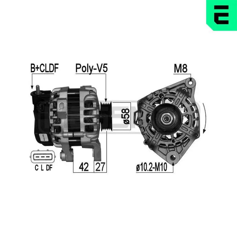 Handler.Part Alternator ERA 209125 1