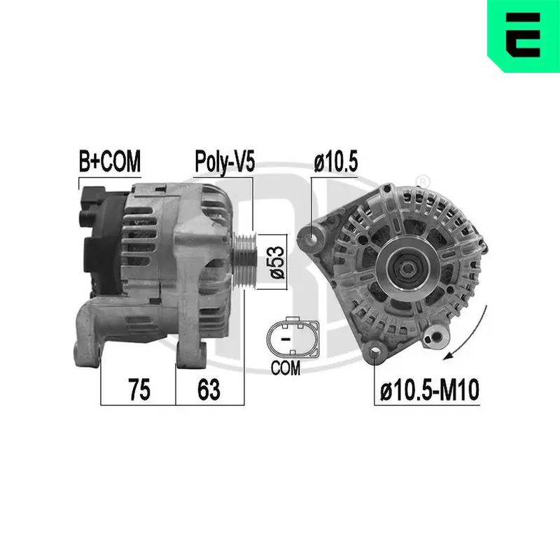 Handler.Part Alternator ERA 209233 1