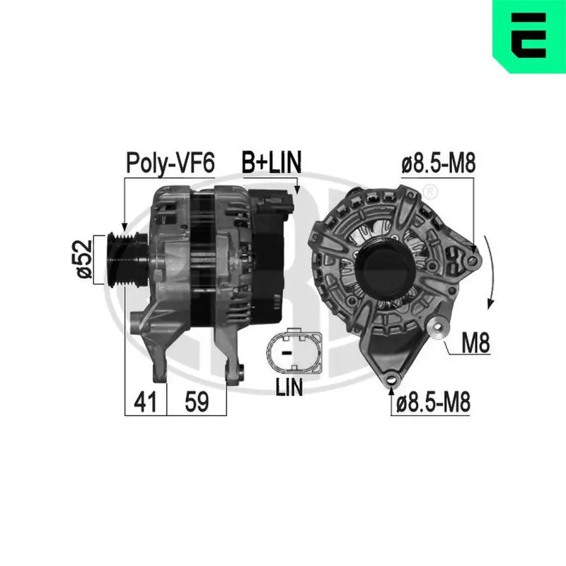 Handler.Part Alternator ERA 209258 1