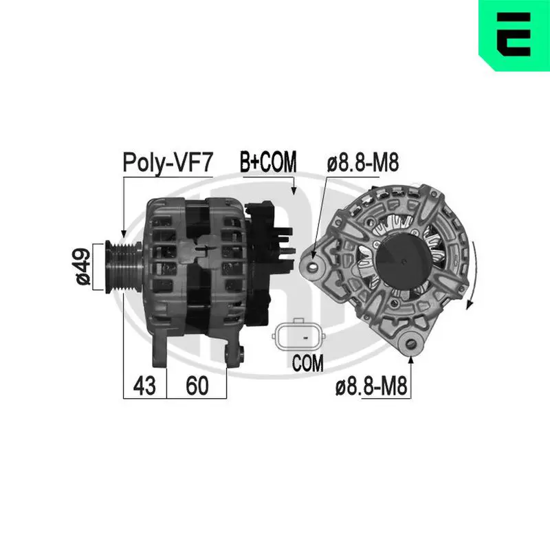 Handler.Part Alternator ERA 209292 1