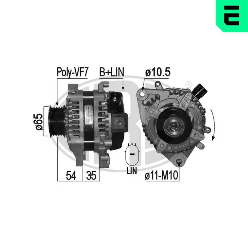 Handler.Part Alternator ERA 209300 1