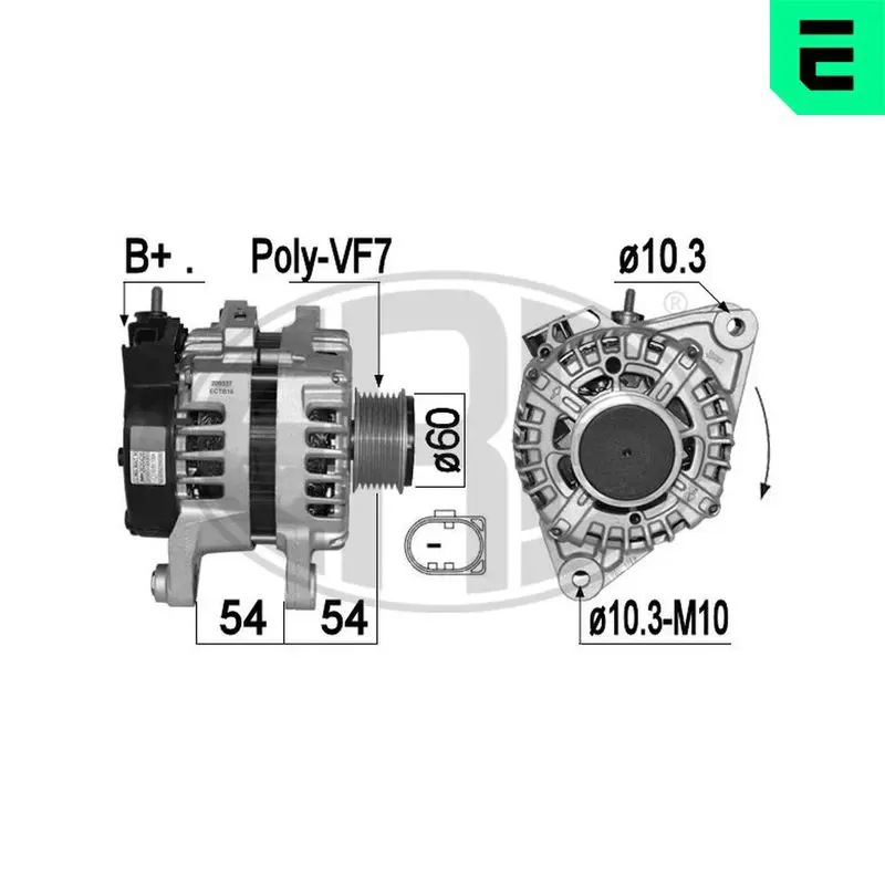 Handler.Part Alternator ERA 209337 1